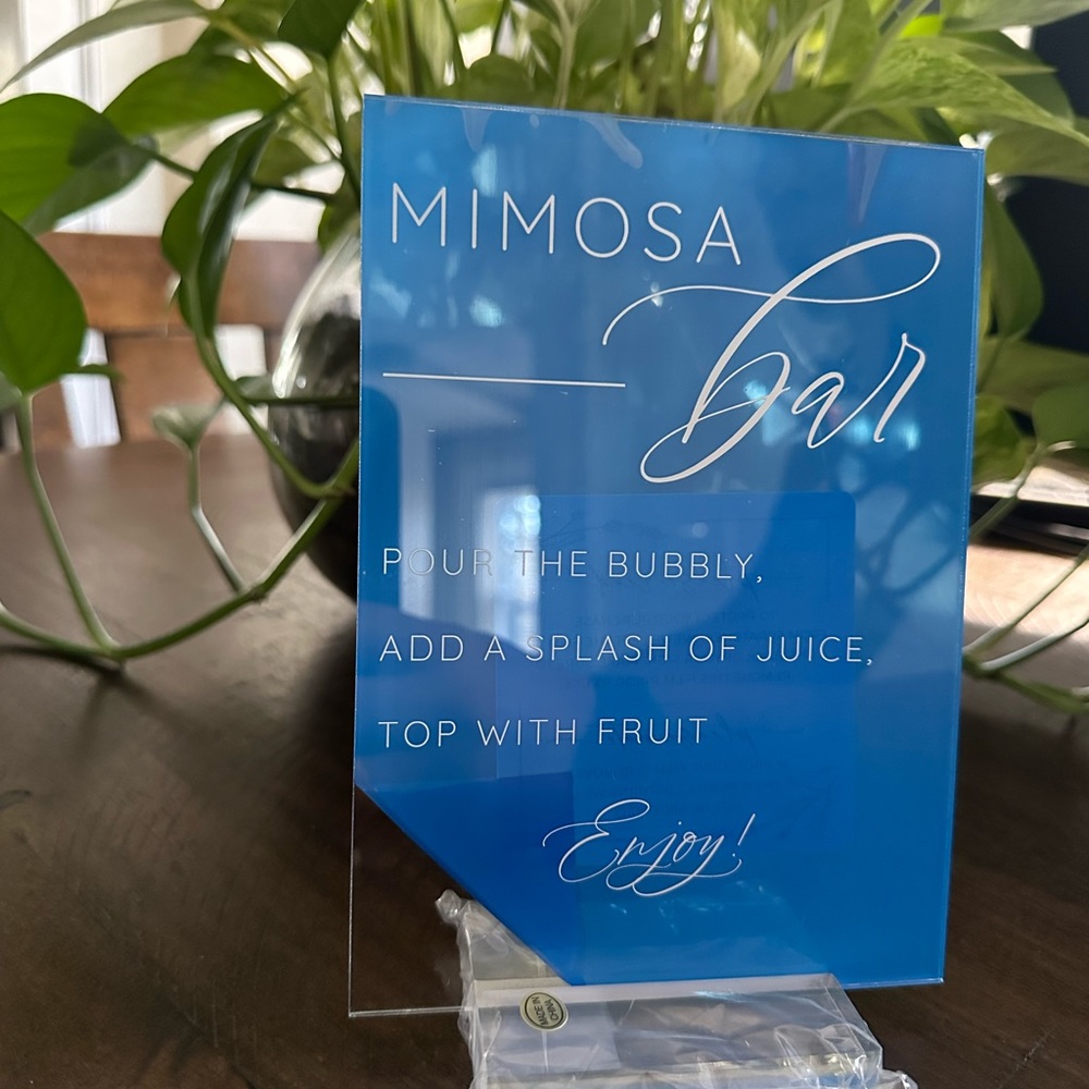 Mimosa Bar Sign